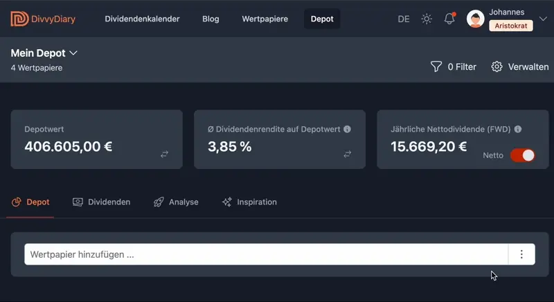 Cash-Konto erstellen